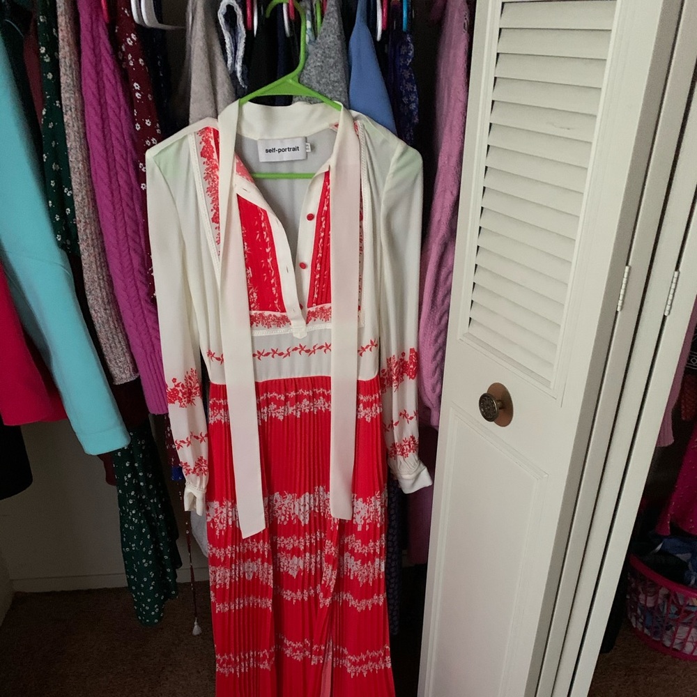 Self Portrait Longsleeve Maxi Dress